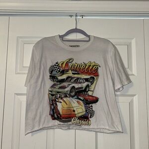 Chemistry - Corvette Graphic Cropped Short Sleeve T-Shirt